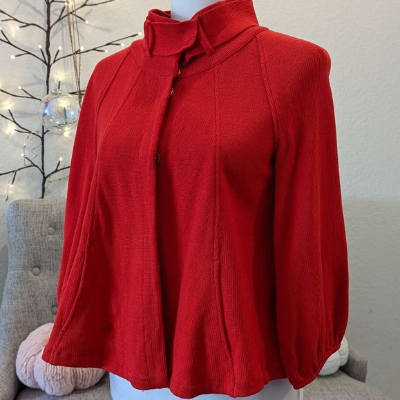 Armani Exchange Balloon Sleeve Cardigan - Picture 3 of 9